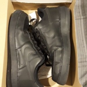 Black air force ones